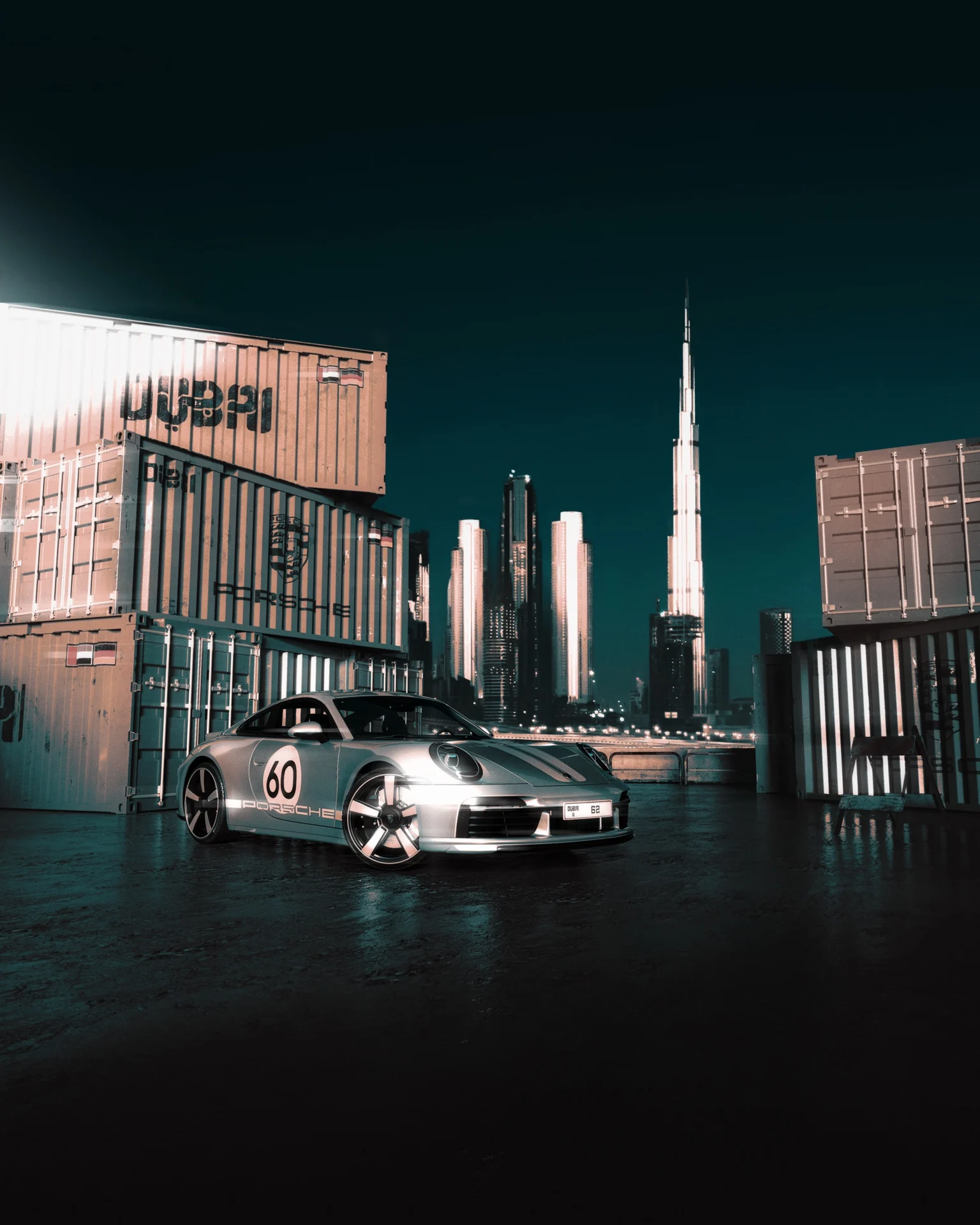Porsche Dubai campaign